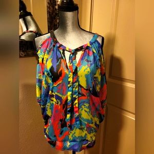 Ladies Blouse in Multi-colors
